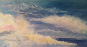 storm landscape painting